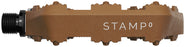 Crankbrothers Stamp 0 Small Platform Pedals, Brown