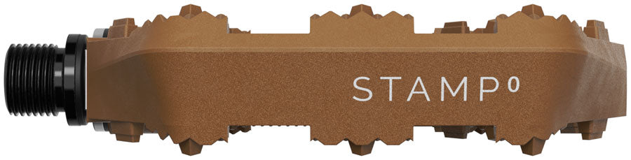 Crankbrothers Stamp 0 Small Platform Pedals, Brown