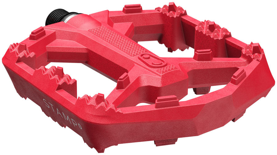 Crankbrothers Stamp 0 Small Platform Pedals, Red