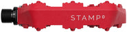 Crankbrothers Stamp 0 Small Platform Pedals, Red