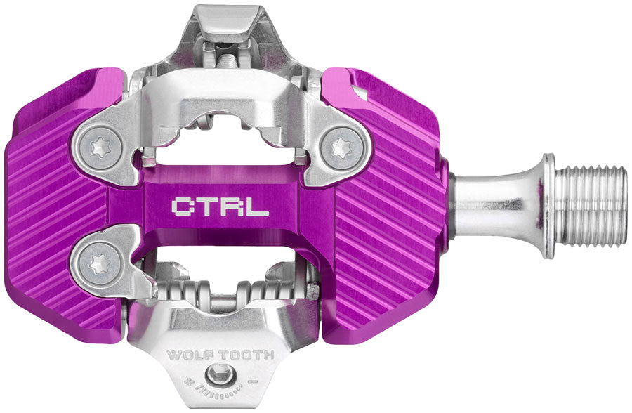 Wolf Tooth Components CTRL Trail Clipless Pedal, Ultraviolet Purple