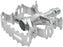 MKS Aurora Pedals - Platform, Aluminum, 9/16", Silver