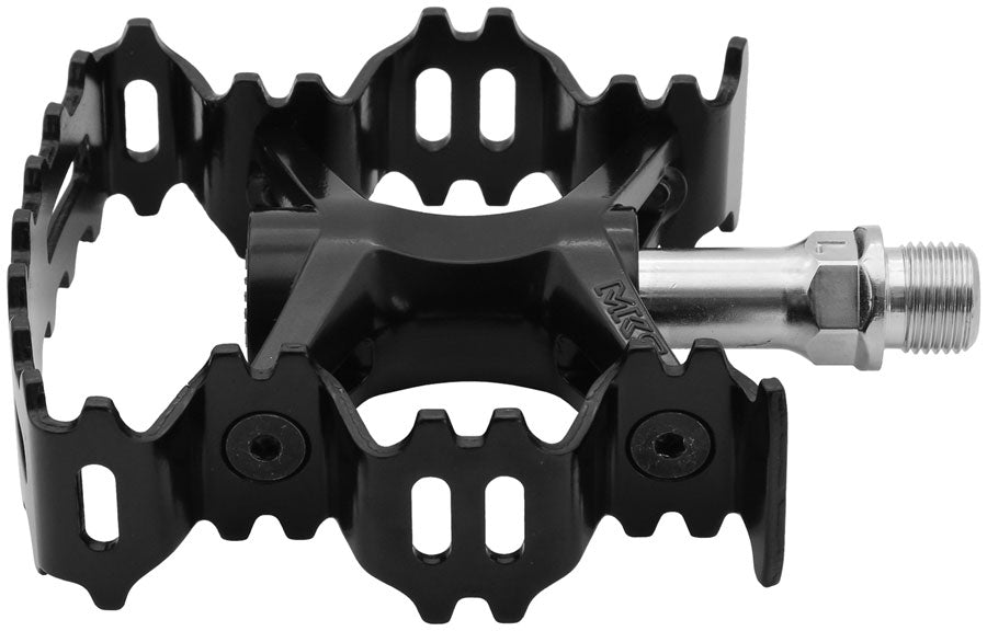 MKS Aurora Pedals - Platform, Aluminum, 9/16", Black