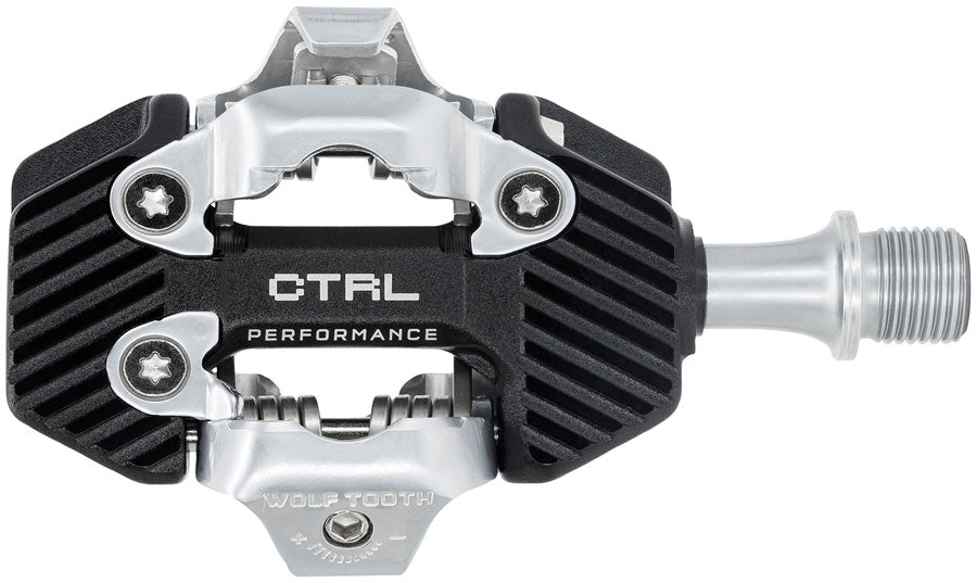Wolf Tooth Components CTRL Trail Performance Clipless Pedal, Black