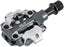 Wolf Tooth MK0 ALT XC Clipless Pedals - Dual Sided Clipless, Alloy, 9/16", Shadow Gray, Pair, Shimano SPD