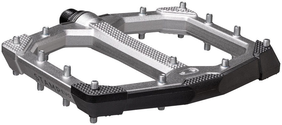 Crankbrothers Stamp Evo Large Platform Pedals, Silver