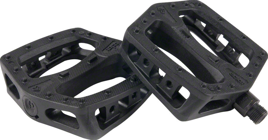 Eclat Plaza Pedals - Platform, Composite/Plastic, 9/16", Black