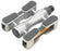 Dimension Cruiser Pedals - Platform, Aluminum, 9/16", Silver/Black