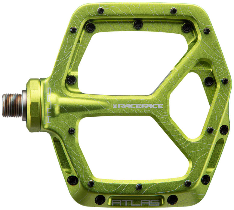 Race Face Atlas Platform Pedals, Green