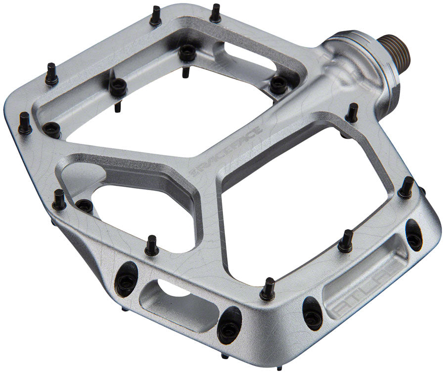 RaceFace Atlas Pedals - Platform, Aluminum, 9/16", Silver