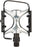 Dimension Mountain Compe Pedals - Platform, Aluminum, 9/16", Black/Silver
