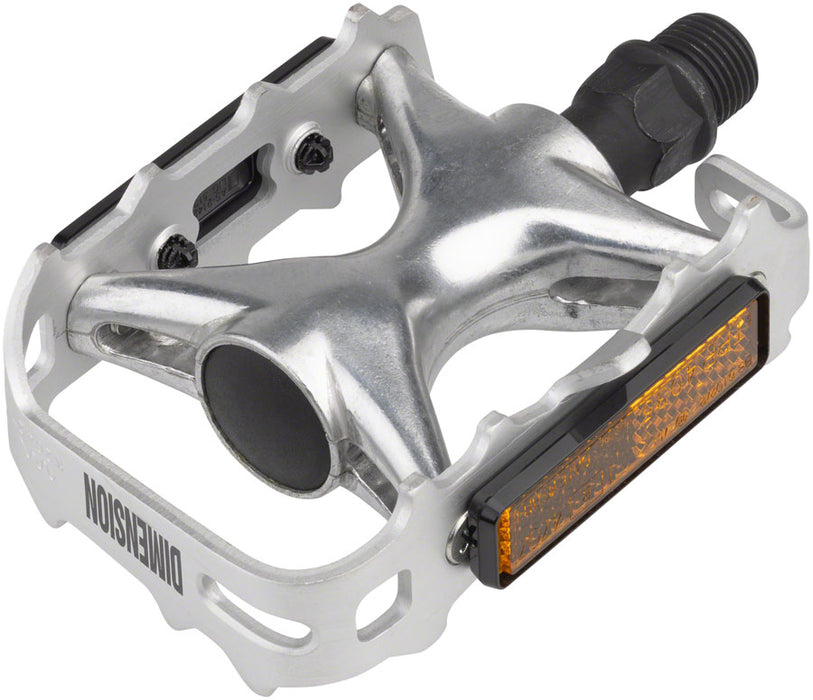 Dimension Mountain Compe Pedals - Platform, Aluminum, 9/16", Silver
