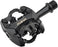 MSW Flash II Pedals - Dual Sided Clipless, Aluminum, 9/16", Black