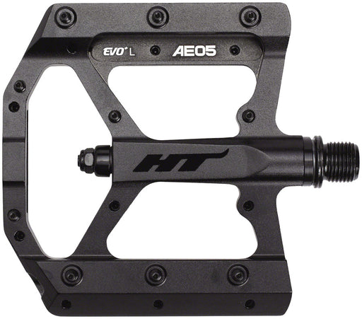 HT Components AE05(EVO+) Pedals - Platform, Aluminum, 9/16", Stealth Black