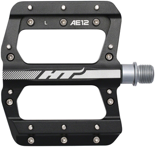 HT Components AE12 Pedals - Platform, Aluminum, 9/16", Black