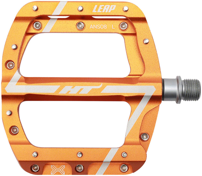 HT Components Leap ANS08 Pedals - Platform, Aluminum, 9/16", Orange