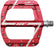 HT Components Leap ANS08 Pedals - Platform, Aluminum, 9/16", Red