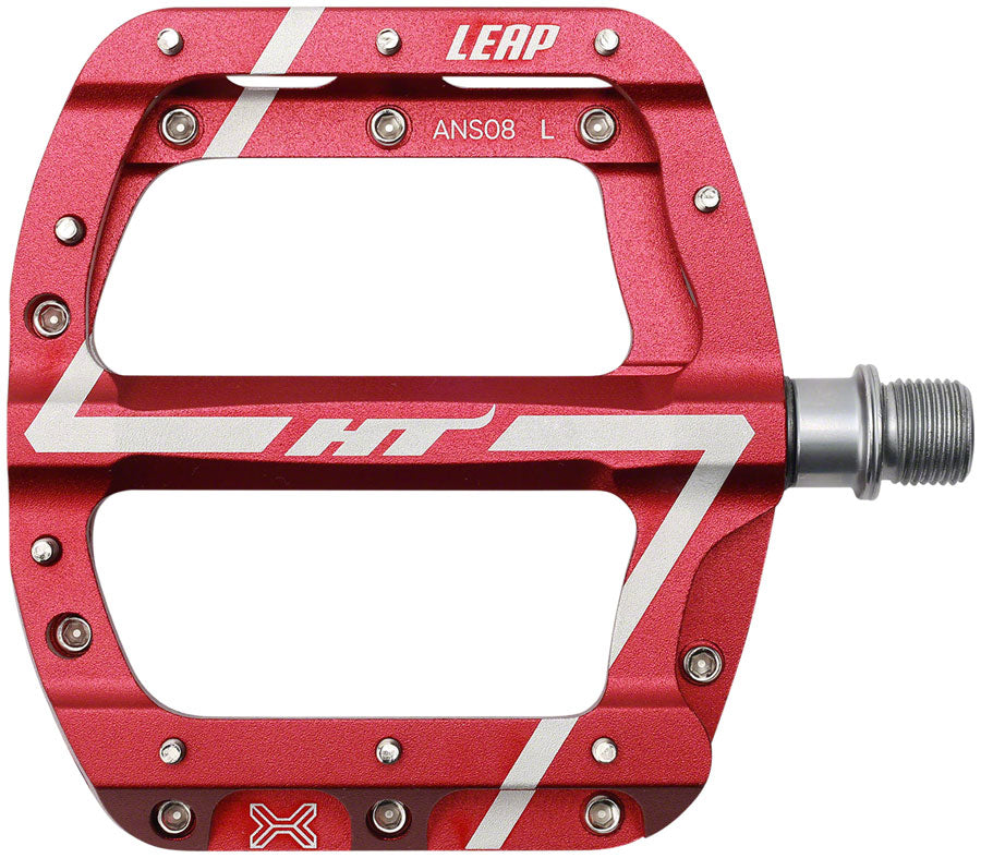 HT Components Leap ANS08 Pedals - Platform, Aluminum, 9/16", Red