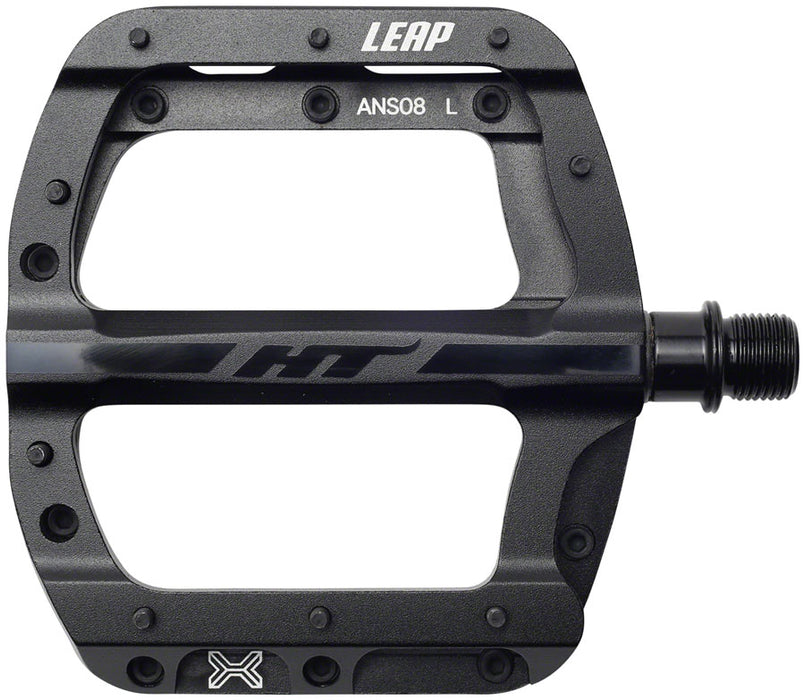HT Components Leap ANS08 Pedals - Platform, Aluminum, 9/16", Stealth Black