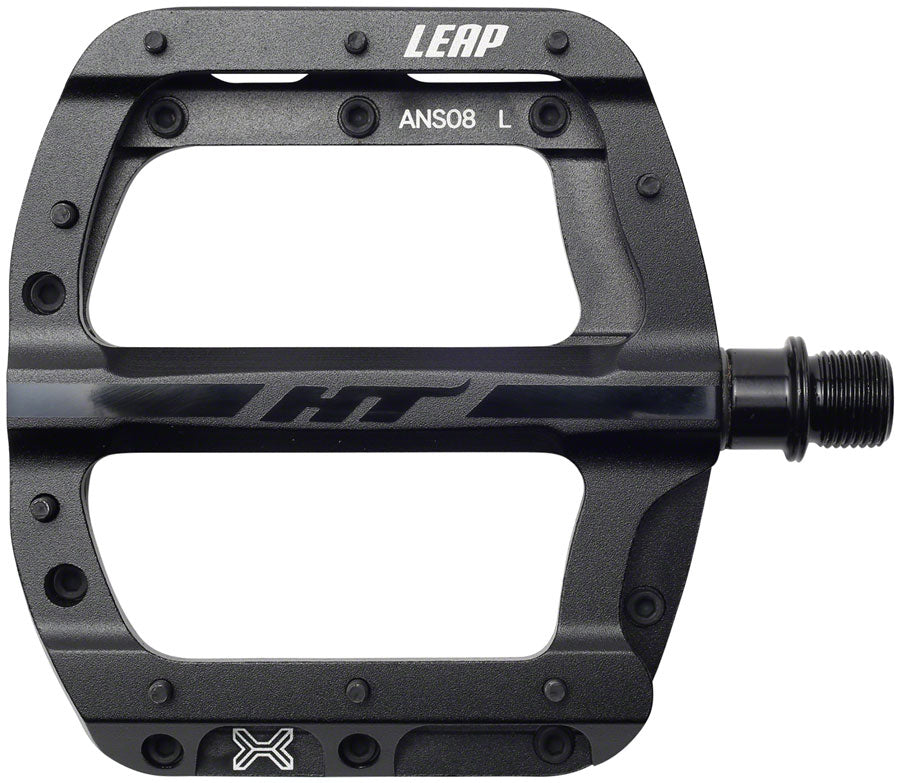 HT Components Leap ANS08 Pedals - Platform, Aluminum, 9/16", Stealth Black