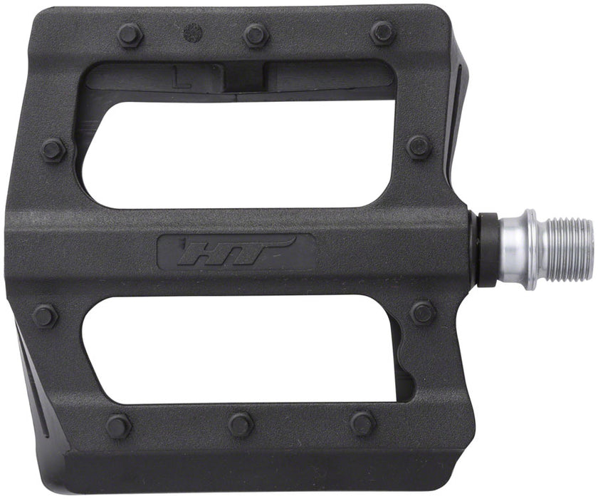 HT Components PA12 Pedals - Platform, Composite, 9/16", Black