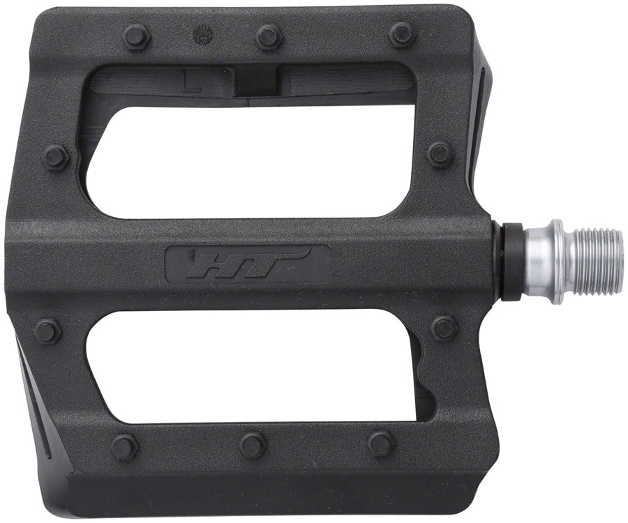 HT Components PA12 Pedals - Platform, Composite, 9/16", Black