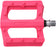 HT Components PA12 Pedals - Platform, Composite, 9/16", Neon Pink
