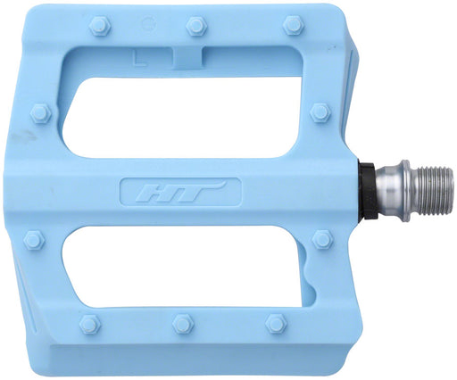 HT Components PA12 Pedals - Platform, Composite, 9/16", Sky Blue