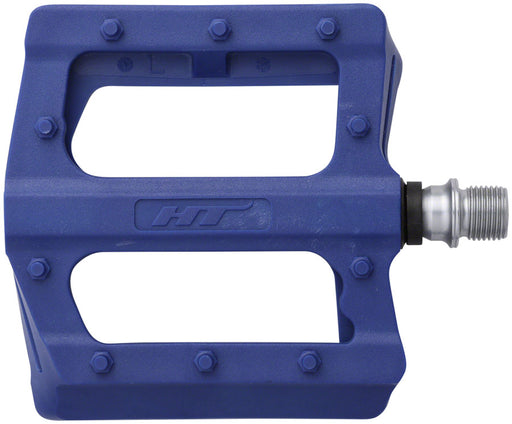HT Components PA12 Pedals - Platform, Composite, 9/16", Dark Blue