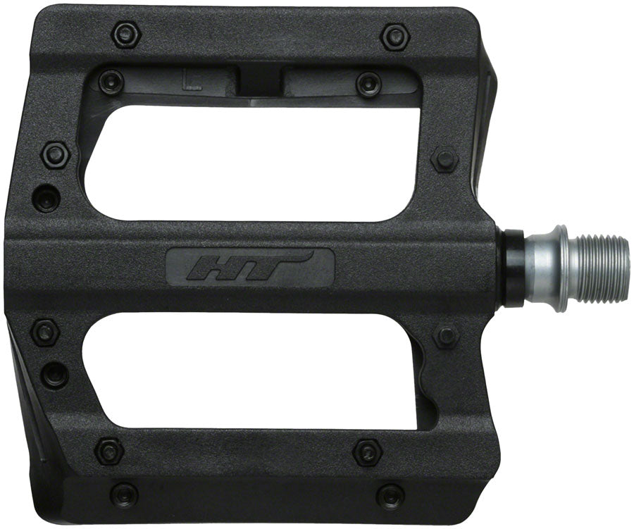 HT Components PA12A Pedals - Platform, Composite, 9/16", Black