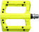 HT Components PA12A Pedals - Platform, Composite, 9/16", Neon Yellow