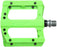HT Components PA12A Pedals - Platform, Composite, 9/16", Green