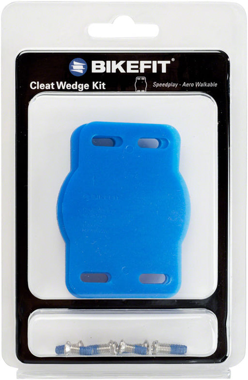 BikeFit Cleat Wedge - Wahoo Speedplay Compatible, 4-Hole, 1 Degree, 8-Pack