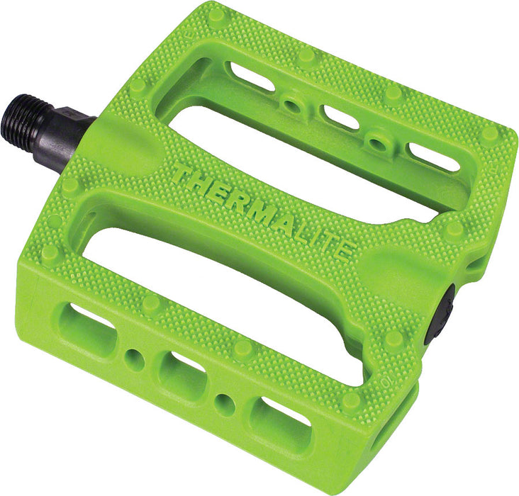 Stolen Thermalite Pedals - Platform, Composite/Plastic, 9/16", Gang Green