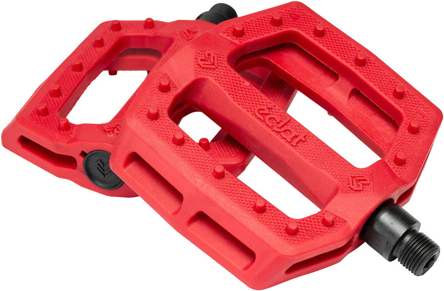 Eclat Slash Pedals - Platform, Composite, 9/16", Red