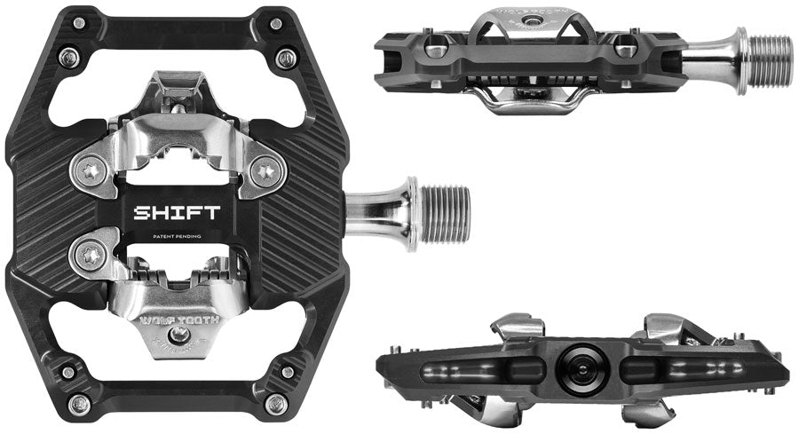Wolf Tooth Components SHIFT Downhill Clipless Pedal, Black