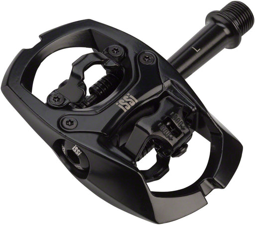 iSSi Trail II Pedals - Dual Sided Clipless with Platform, Aluminum, 9/16", Black, +12
