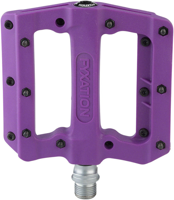 Fyxation Mesa MP Pedals - Platform, Composite/Plastic, 9/16", Purple