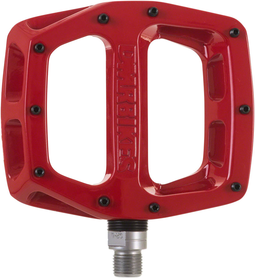 DMR V12 Pedals - Platform, Aluminum , 9/16", Red