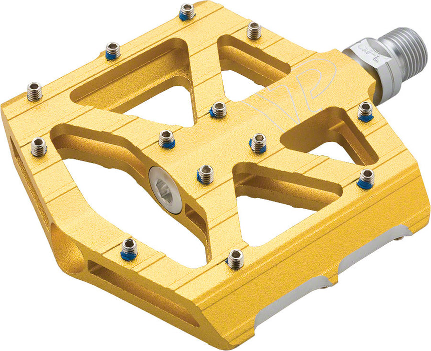 VP Components All Purpose Pedals - Platform, Aluminum, 9/16", Gold