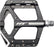 HT Components, ANS10, Supreme, Platform Pedals, Body: Aluminum, Spindle: Cr-Mo, 9/16'', Black, Pair
