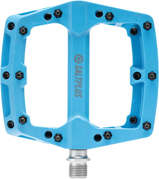 Salt Plus HQ PC Pedal - Platform, Composite, 9/16", Cyan Blue
