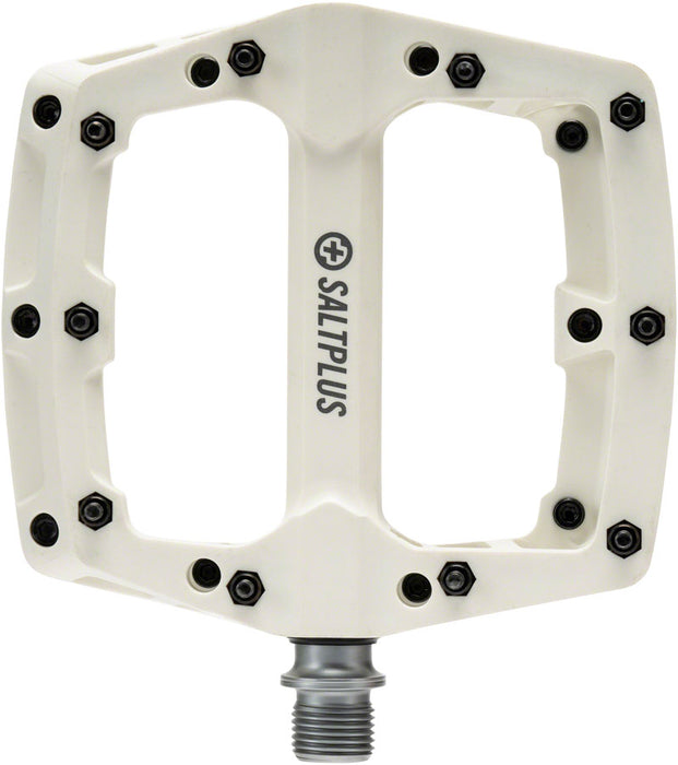 Salt Plus HQ PC Pedal - Platform, Composite, 9/16", White