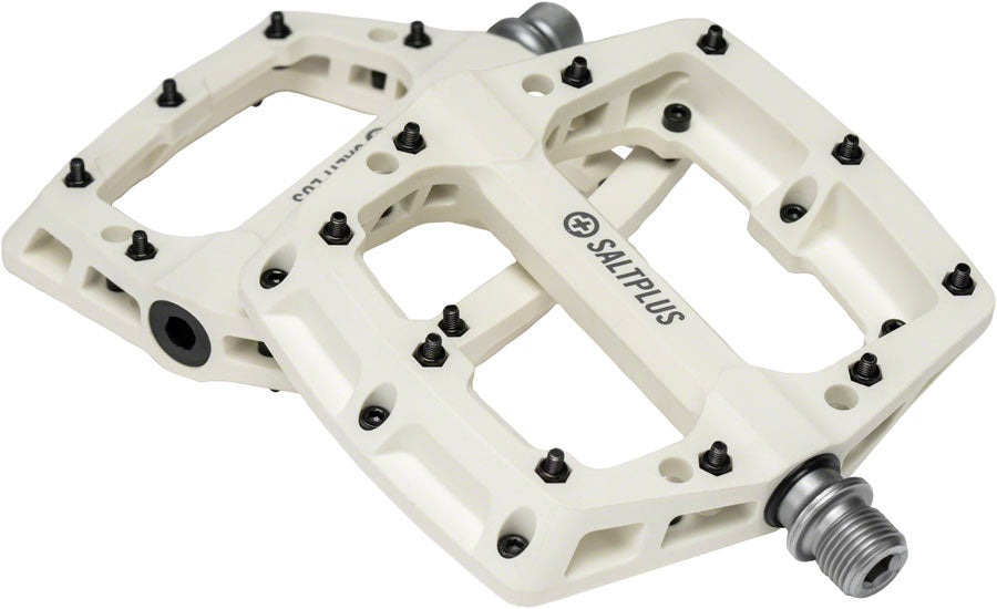 Salt Plus HQ PC Pedal - Platform, Composite, 9/16", White