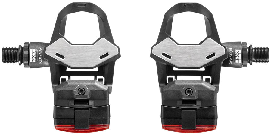 LOOK KEO 2 Max Vision Pedals - Single Sided Clipless, Composite, 9/16", Black, 53mm QF
