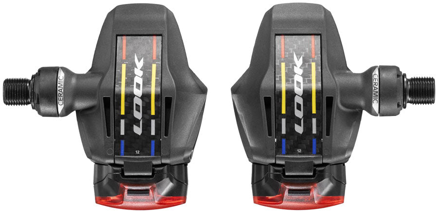 LOOK KEO Blade Carbon Ceramic Vision Pedals - Single Sided Clipless, Carbon, 9/16", Black, 53mm QF
