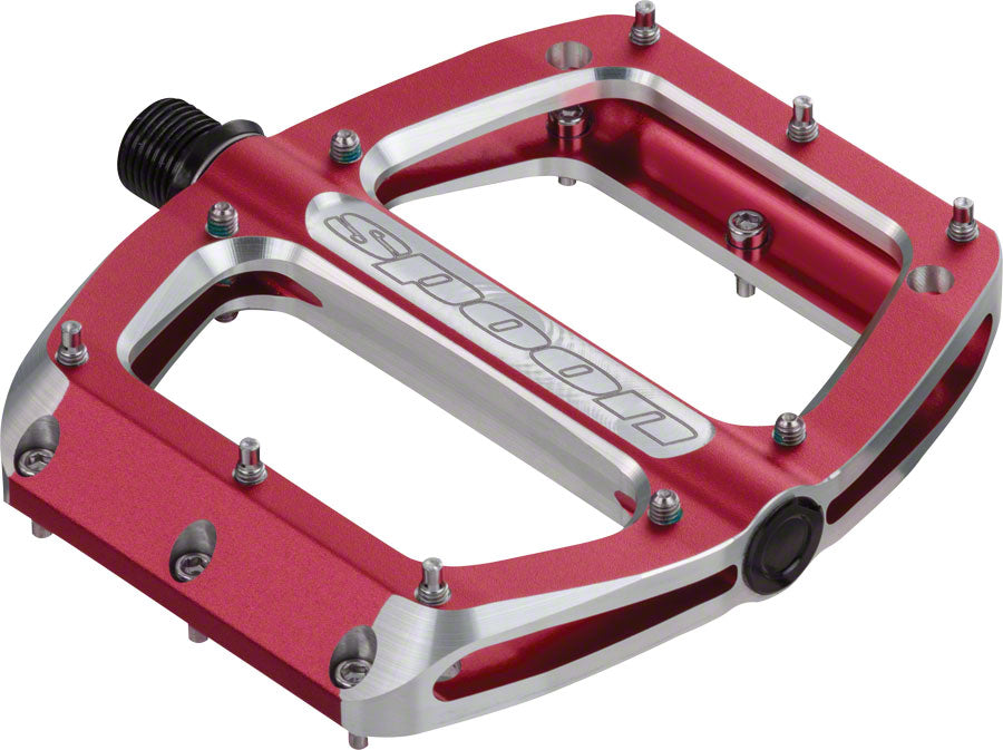 Spank Spoon Medium (100mm) Pedals Red