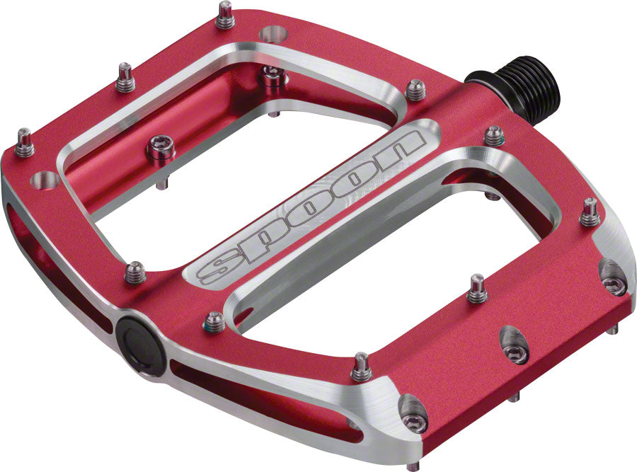 Spank Spoon Medium (100mm) Pedals Red
