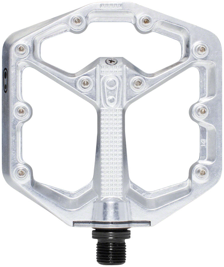 Crank Brothers Stamp 7 Small Platform Pedals, High Polish Silver