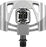 Crank Brothers Mallet 2 Pedals - Dual Sided Clipless with Platform, Aluminum, 9/16", Raw/Silver/Black